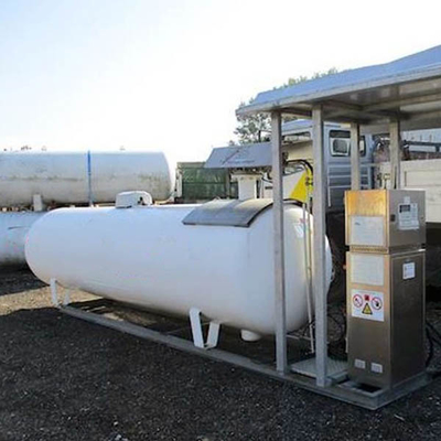5.5kw LPGのガスの給油所5-30m3 Autogasのスキッドは取付けた