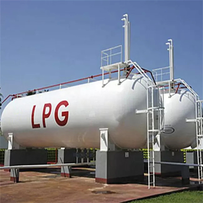 100m3は石油の容器LPGのガス貯蔵 タンクAutogasの場所タンクを溶かした
