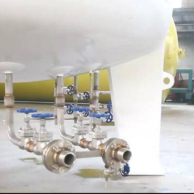 30 m3 8 Bar LN2用の冷凍液体貯蔵タンク