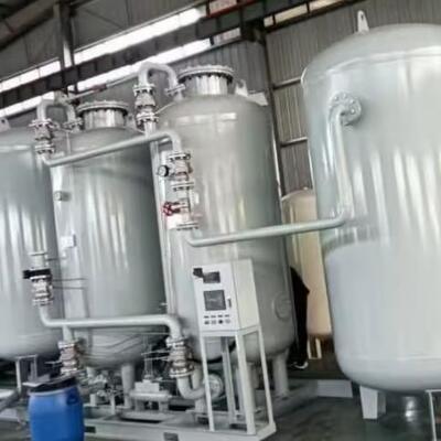 60Nm3/hr 99.99%純度PSA窒素発電機 ステンレス鋼の切削のための16bar出力圧