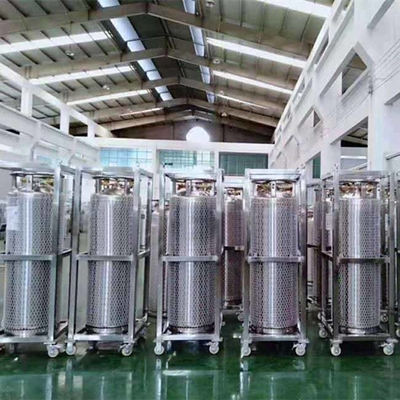195L 2.3MPa LN2のDewarタンク495LアルゴンのDewarのびん窒素の貯蔵