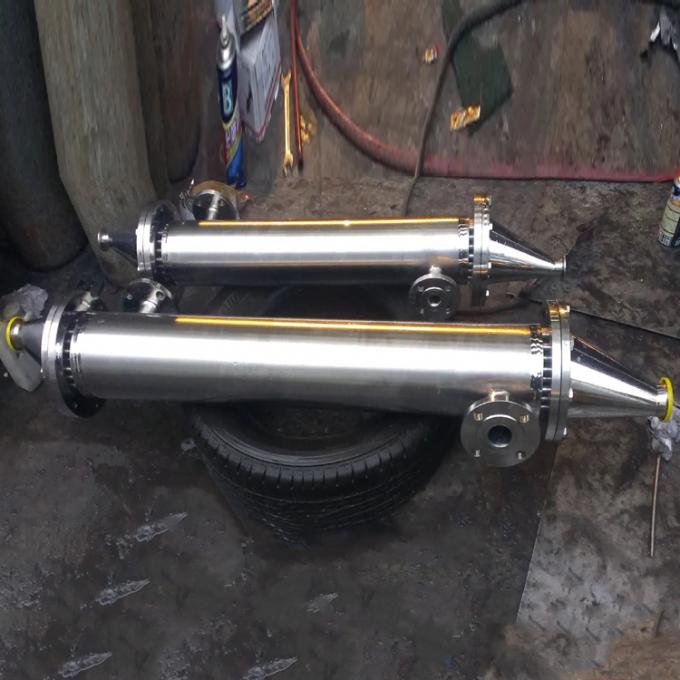 二重管シートの熱交換器