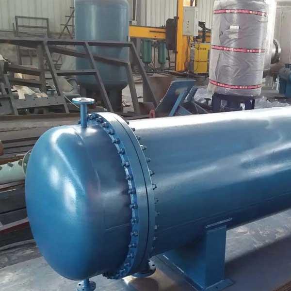 二重管シートの熱交換器