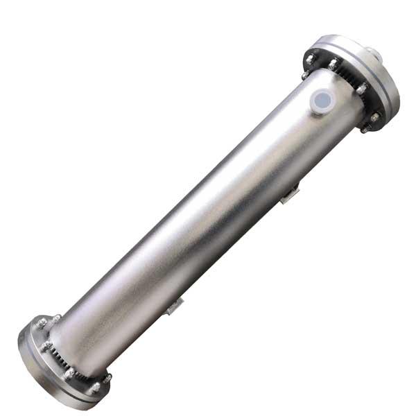 二重管シートの熱交換器