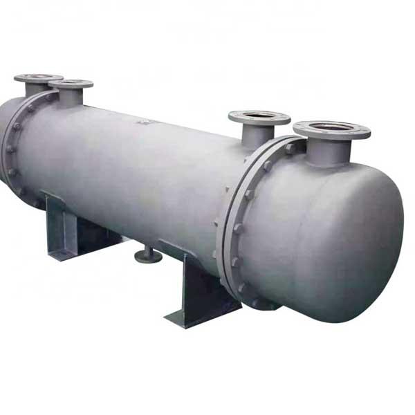 二重管シートの熱交換器