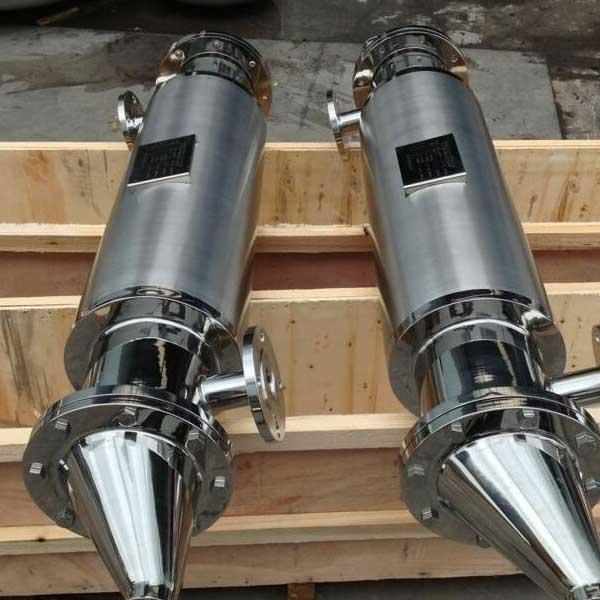 二重管シートの熱交換器